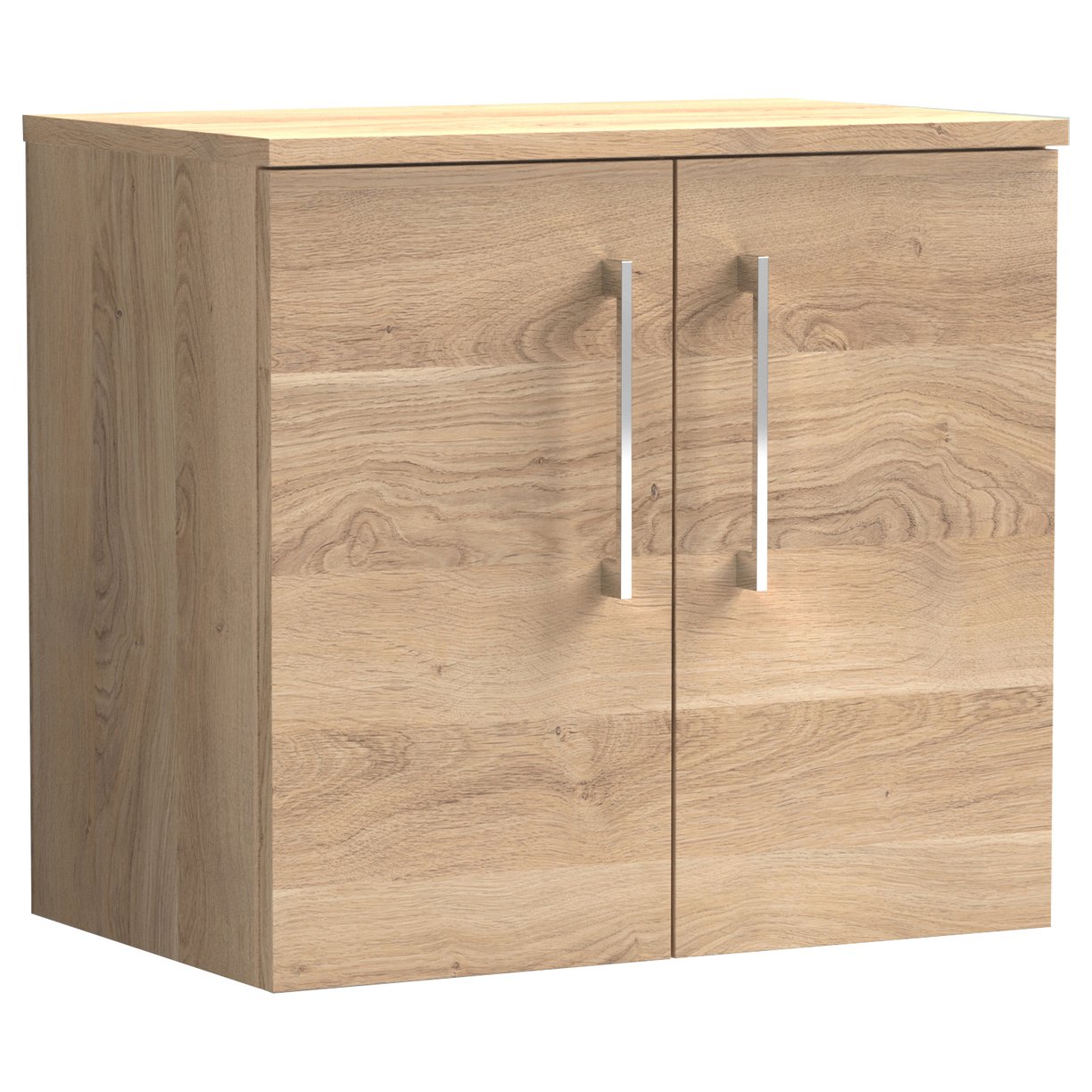 Arno 600mm Wall Hung 2-Door Vanity Unit & Worktop