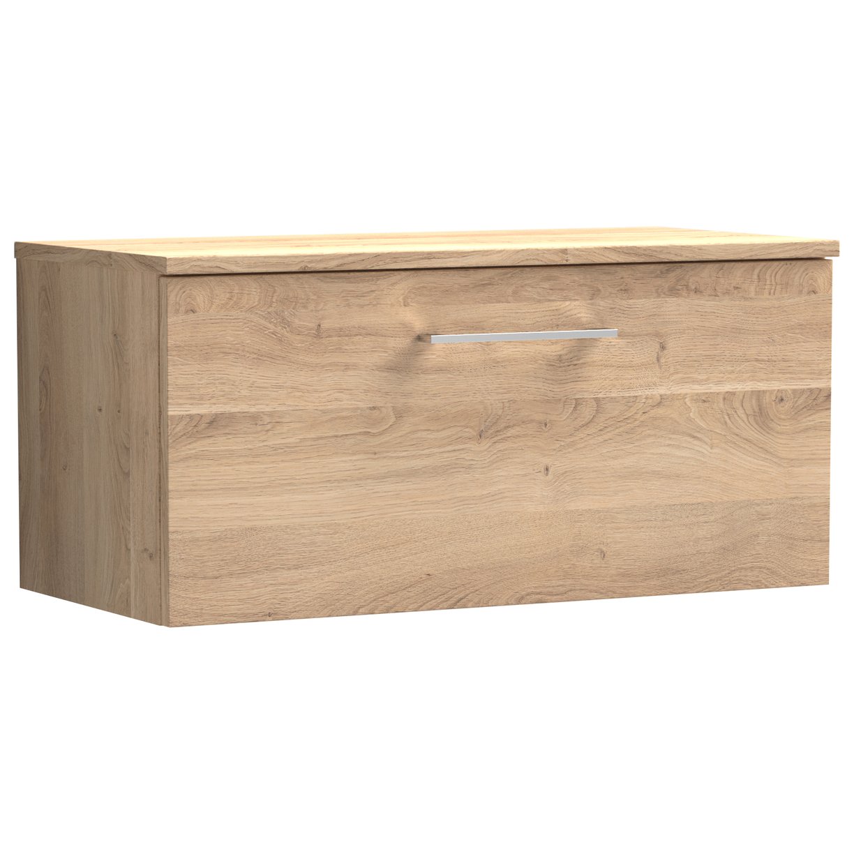 Arno 800mm Wall Hung 1-Drawer Vanity Unit & Worktop