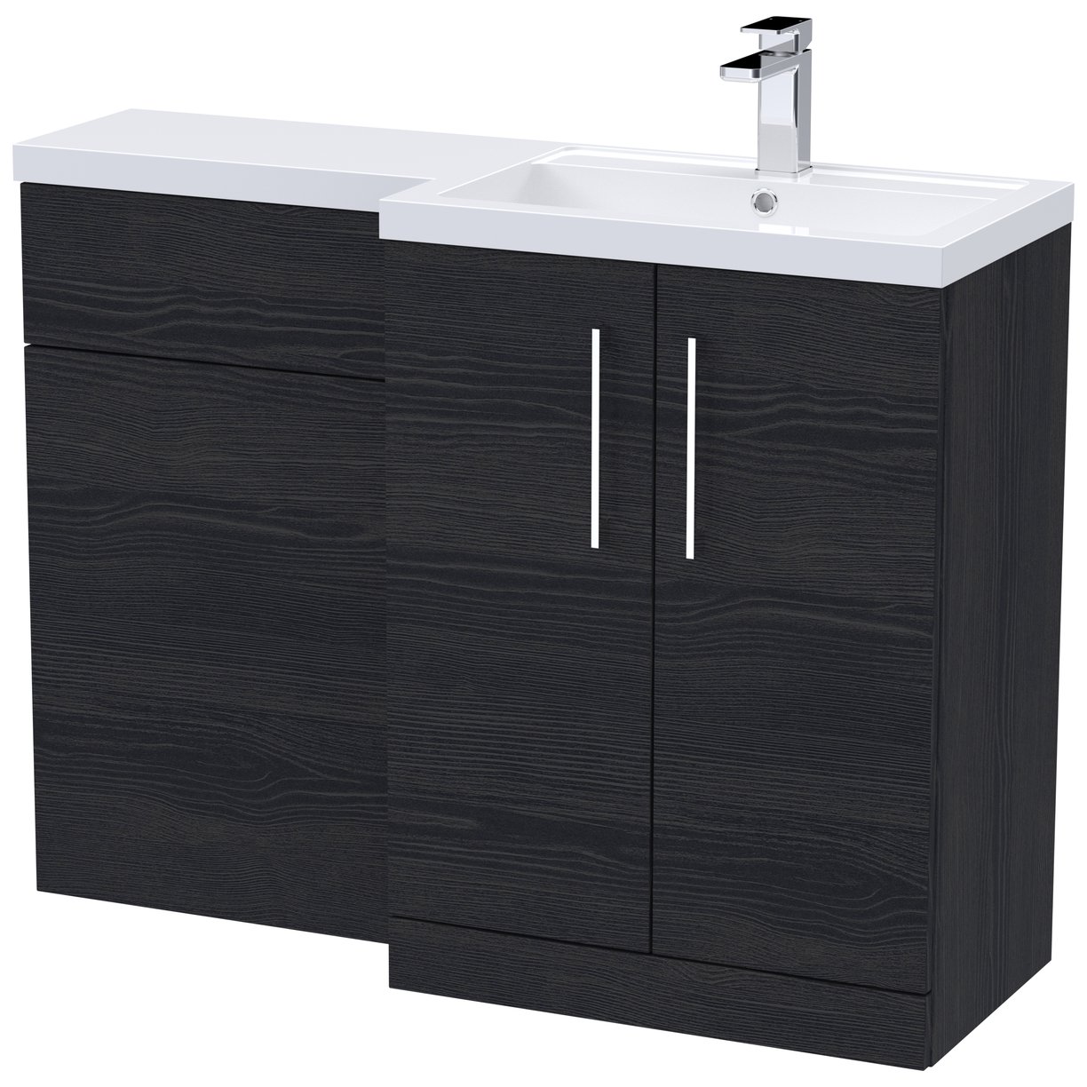 Arno 1100mm L-Shaped Combination Vanity Unit Right Hand