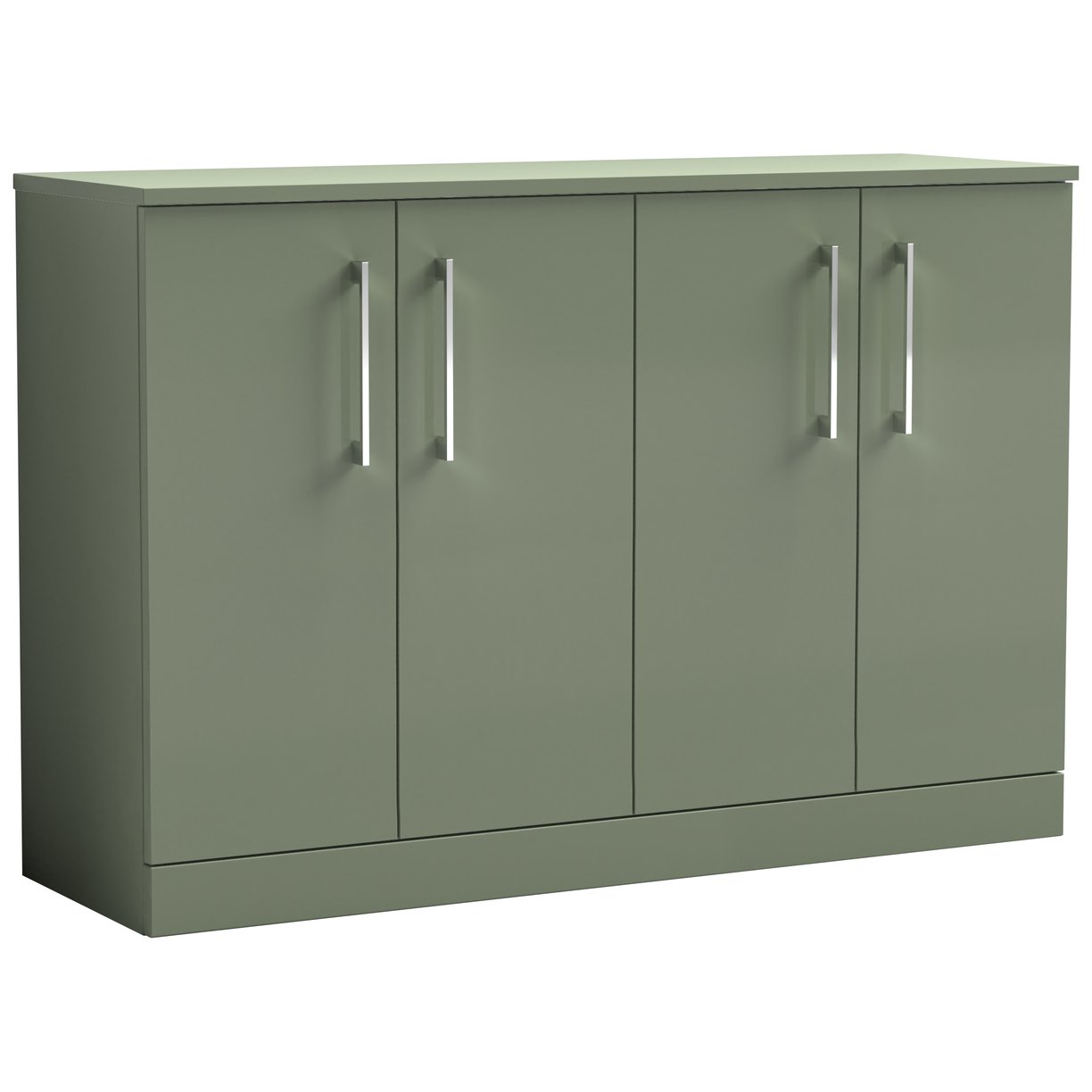 Arno 1200mm Floor Standing 4 Door Vanity Unit & Worktop