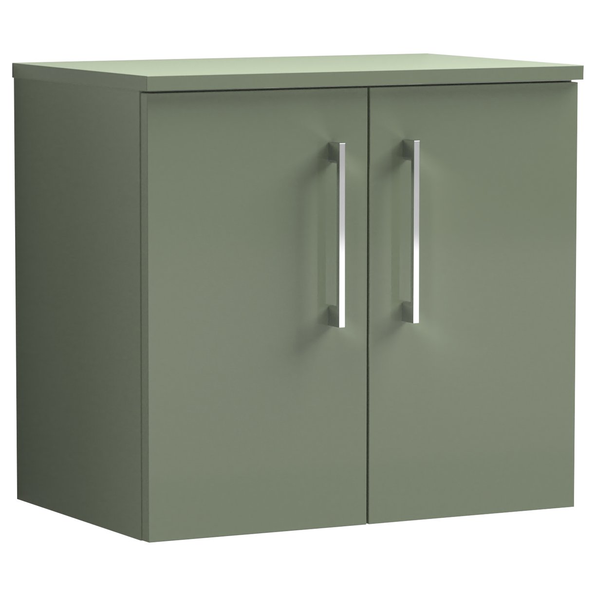 Arno 600mm Wall Hung 2-Door Vanity Unit & Worktop