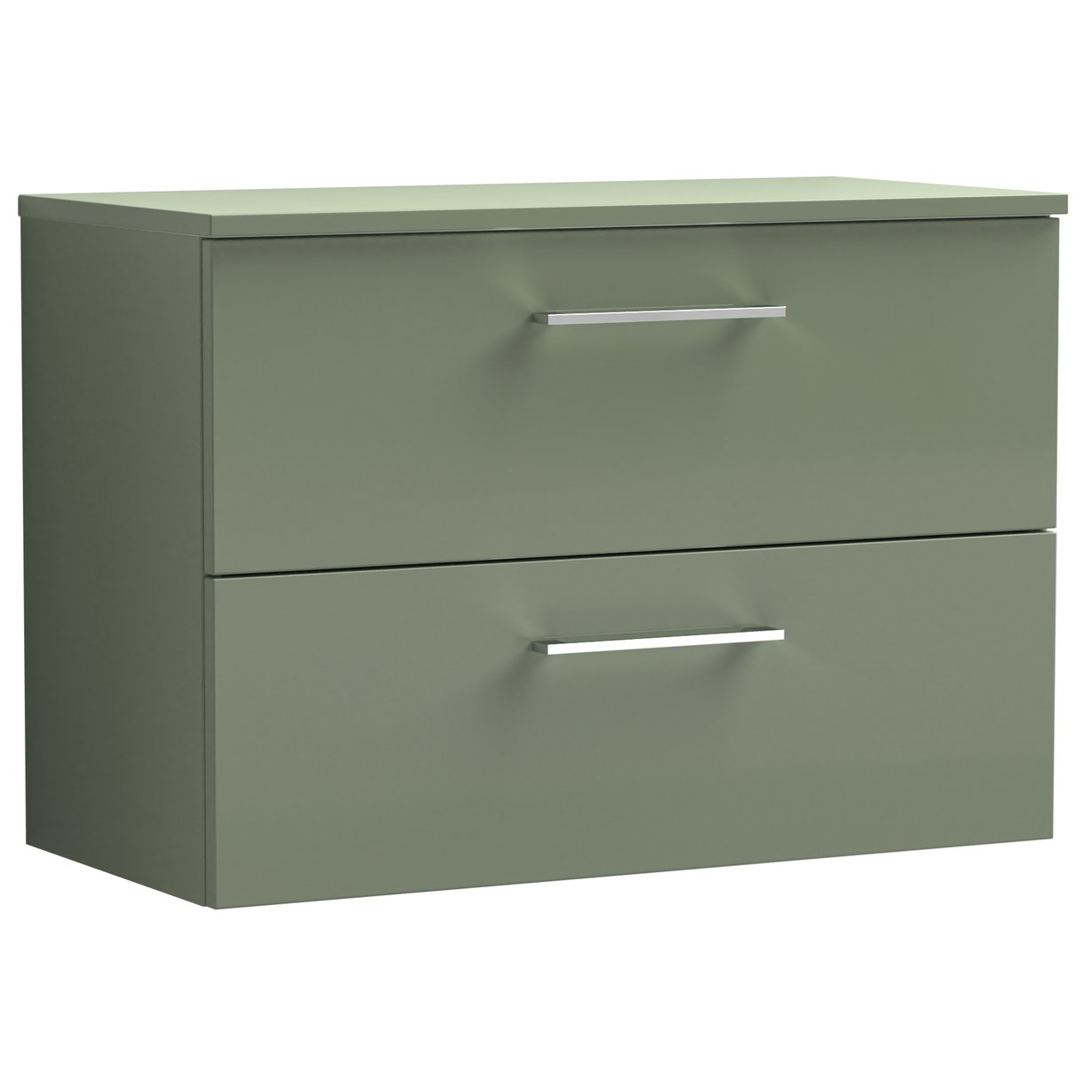 Arno 800mm Wall Hung 2-Drawer Vanity Unit & Worktop