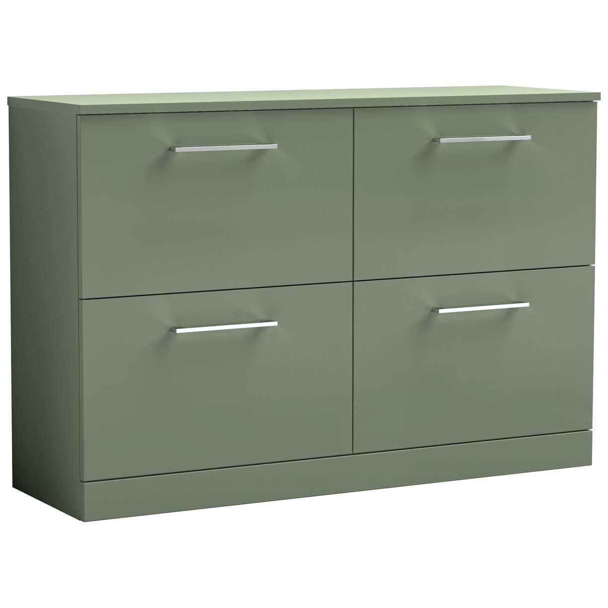 Arno 1200mm Floor Standing 4 Drawer Vanity Unit & Worktop