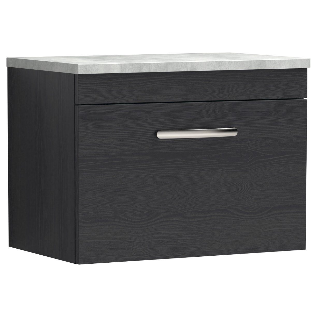 Athena 600mm Wall Hung 1-Drawer Vanity Unit & Worktop