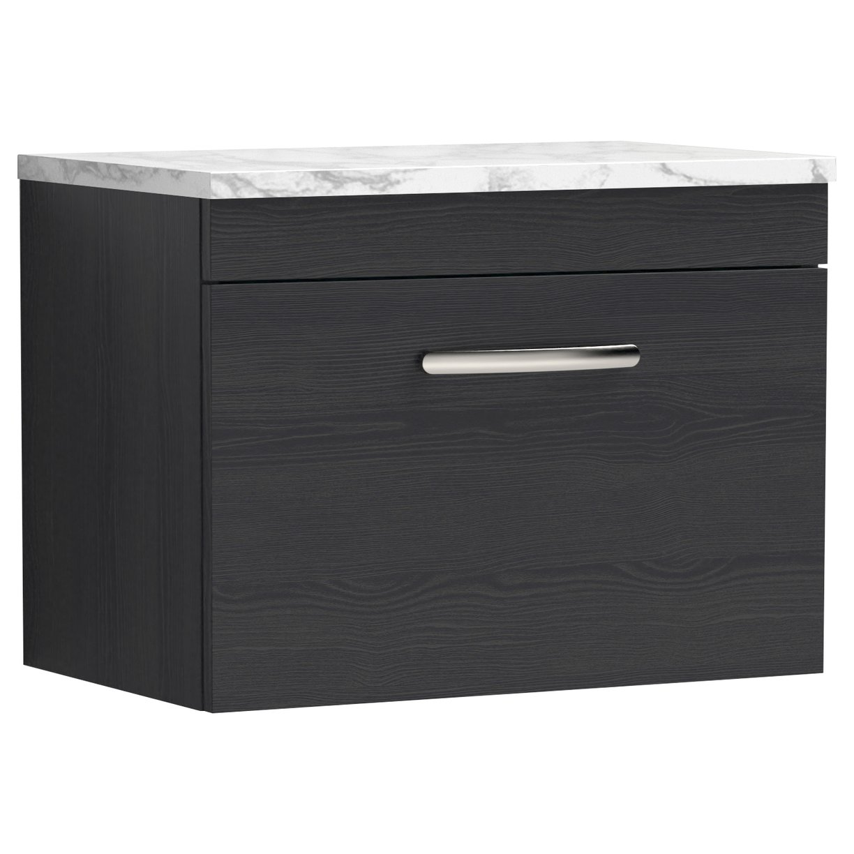 Athena 600mm Wall Hung 1-Drawer Vanity Unit & Laminate Worktop