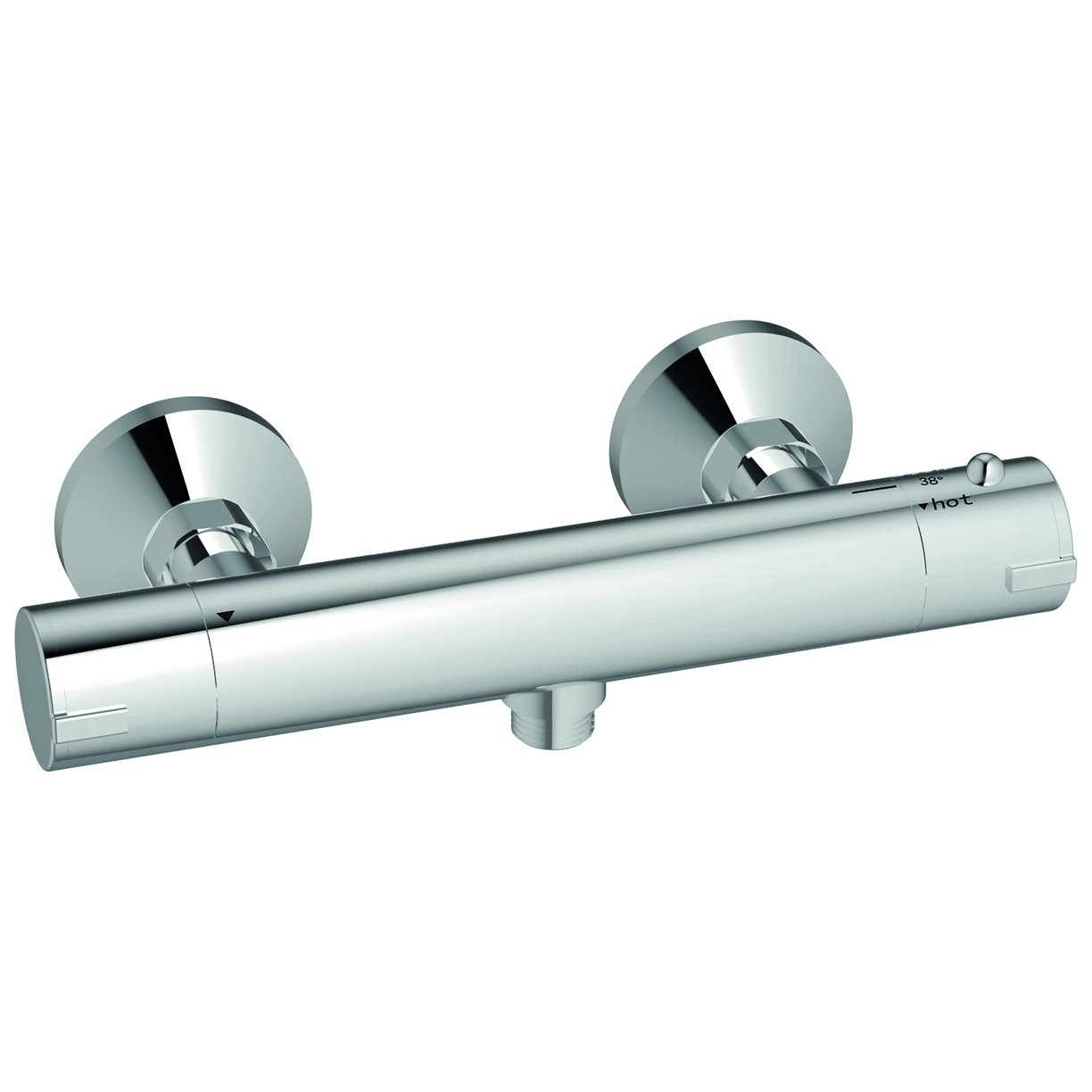 Round Exposed Shower Valve