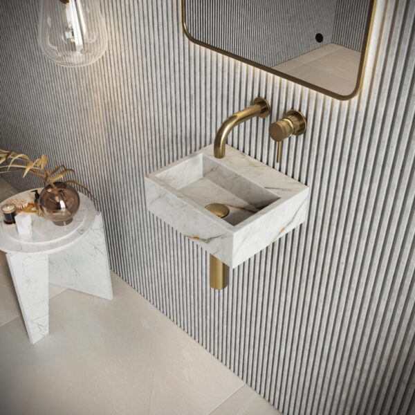 Sanctuary 300mm Marble Wall Mounted Basin