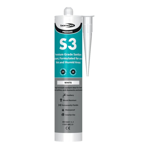S3 Sanitary Acetoxy Silicone Sealant