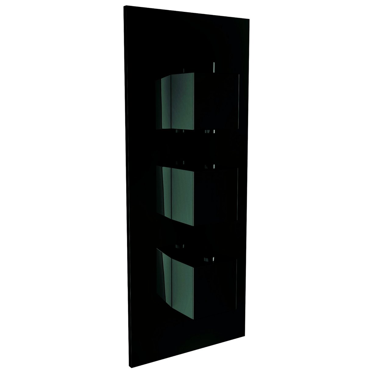 Square Triple Handled Concealed Shower Valve