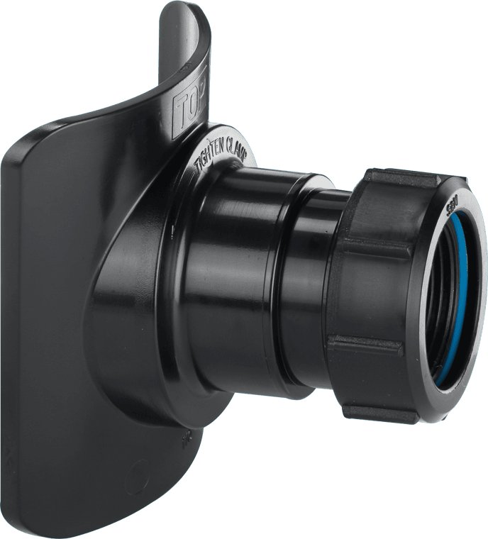 4" x 1¼" Black Boss Connector