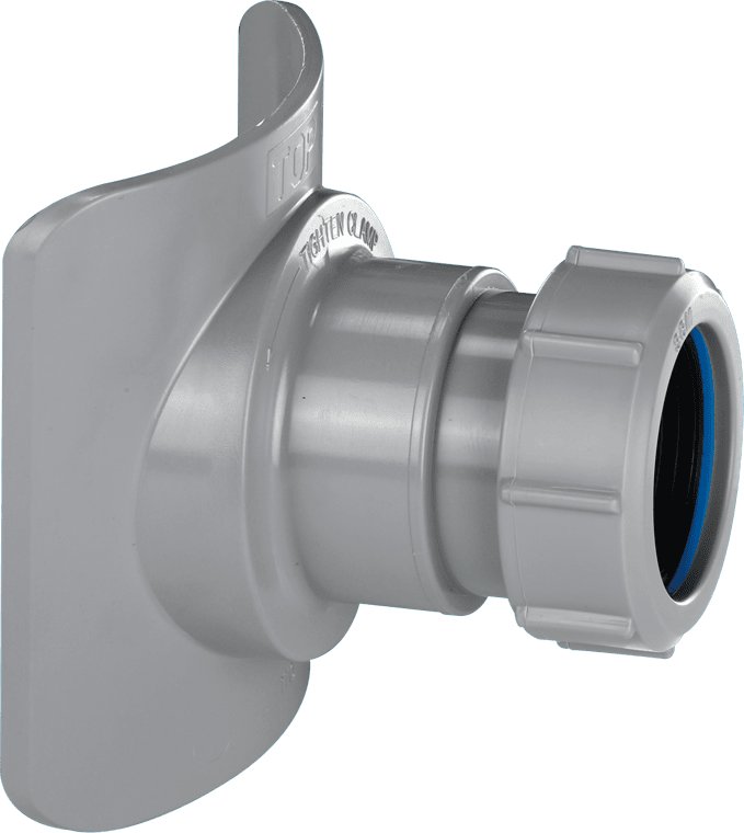 4" x 1¼" Grey Boss Connector