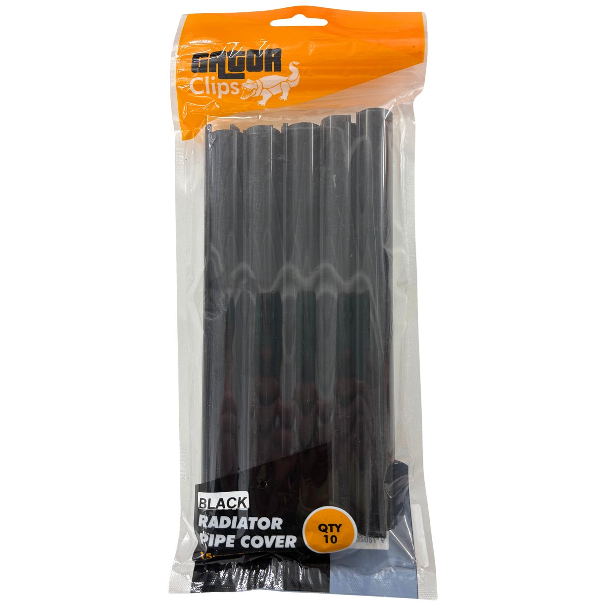 Black Pipe Covers 15mm (Pack of 10 - Sold In Singles)