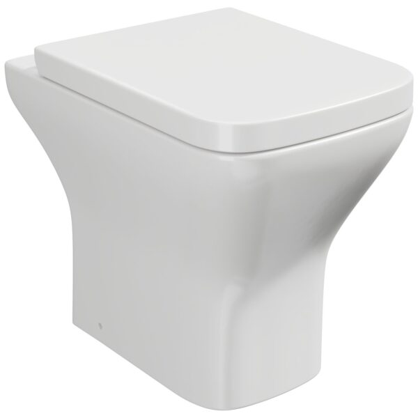 Porto Rimless Back to Wall WC Pan & Seat