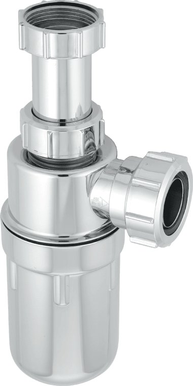 Chrome Plated Adjustable R/S Bottle Trap 1½"