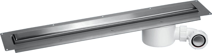 600mm Slimline Channel Drain Brushed