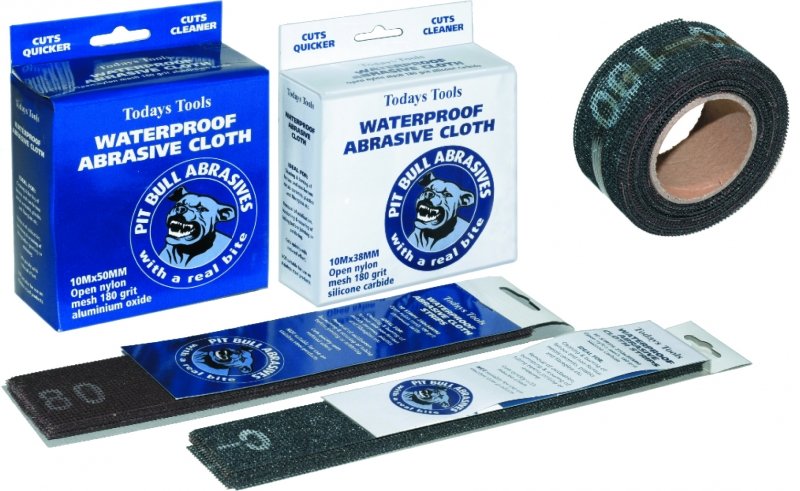 Pit Bull Plumbers Abrasive Strips - Pack of 10