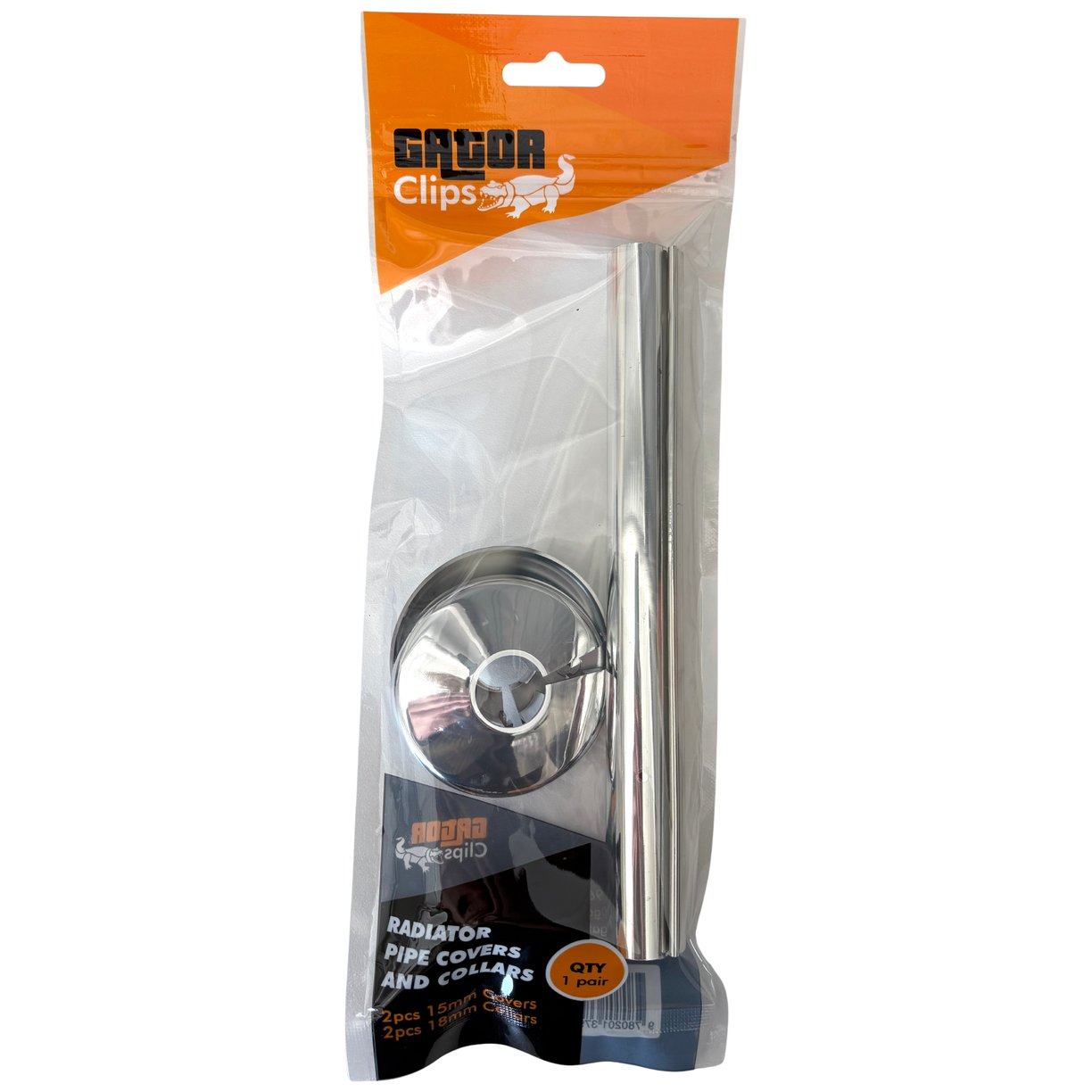 Chrome Pipe Covers & Collars (Pair)
