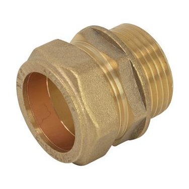 15mm x ½" Compact Compression Coupler Male