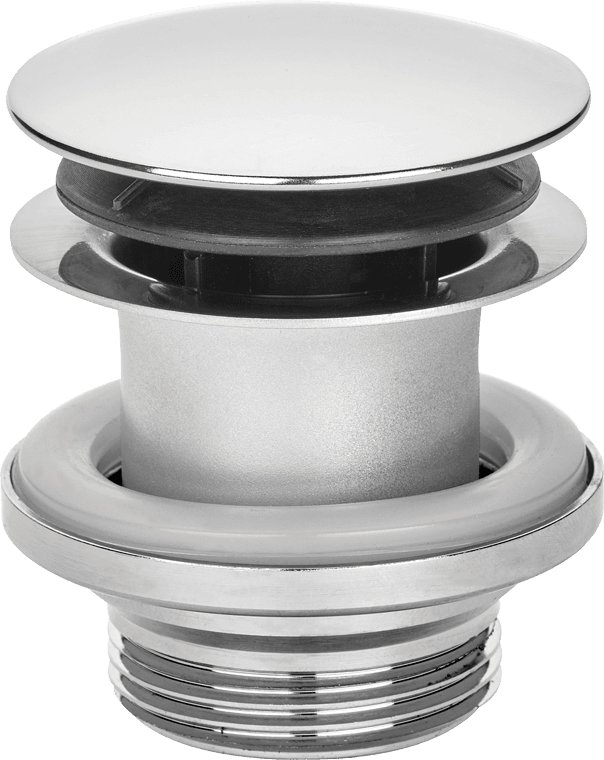 Stainless Steel Basin Waste Chrome Plated 1¼" Sprg M/Room