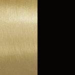 Brushed Brass/Matt Black