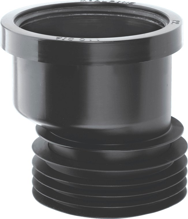 Drain Connector 14mm Offset - Black