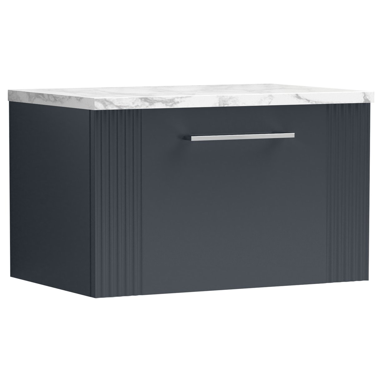 Deco 600mm Wall Hung 1-Drawer Vanity Unit & Laminate