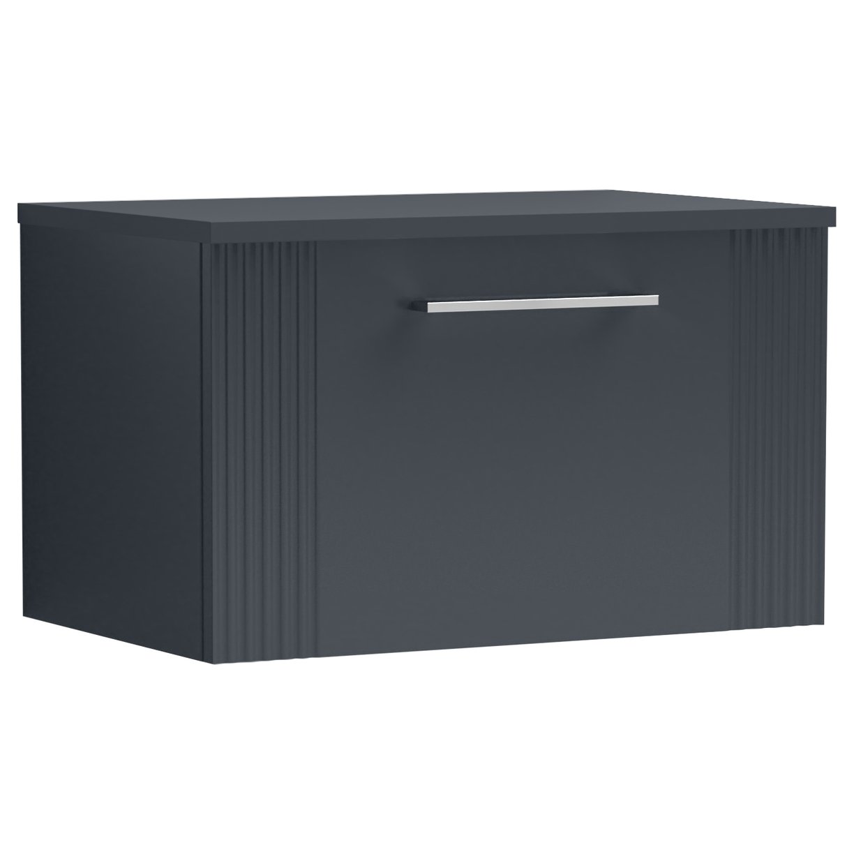Deco 600mm Wall Hung 1-Drawer Vanity Unit & Worktop