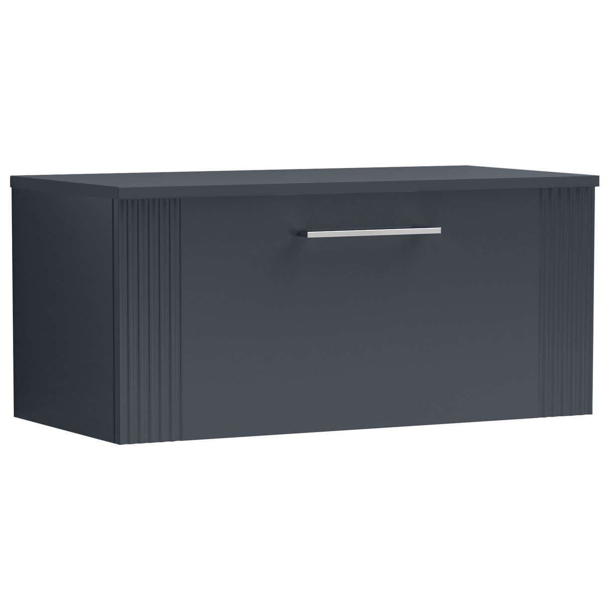 Deco 800mm Wall Hung 1-Drawer Vanity Unit & Worktop