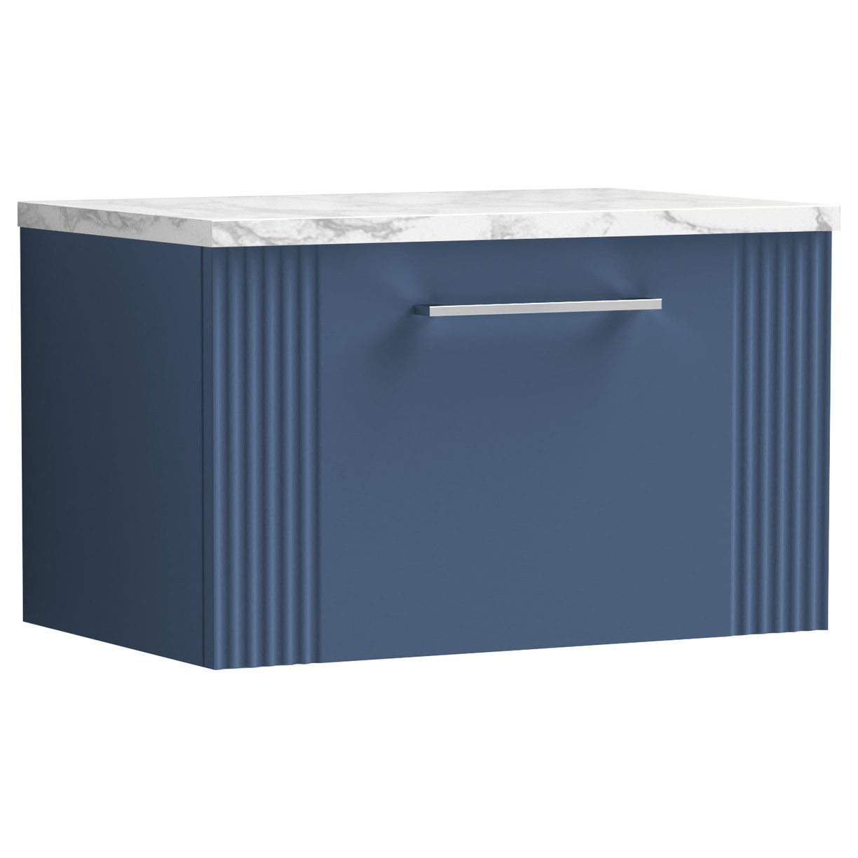Deco 600mm Wall Hung 1-Drawer Vanity Unit & Laminate