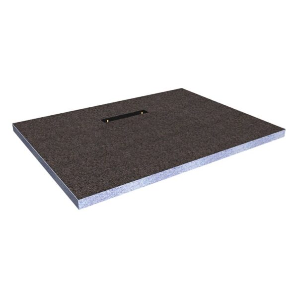 Rectangular Standard Shower Tray With Linear 300 (Offset Drain) - 1400 x 900 x 40mm