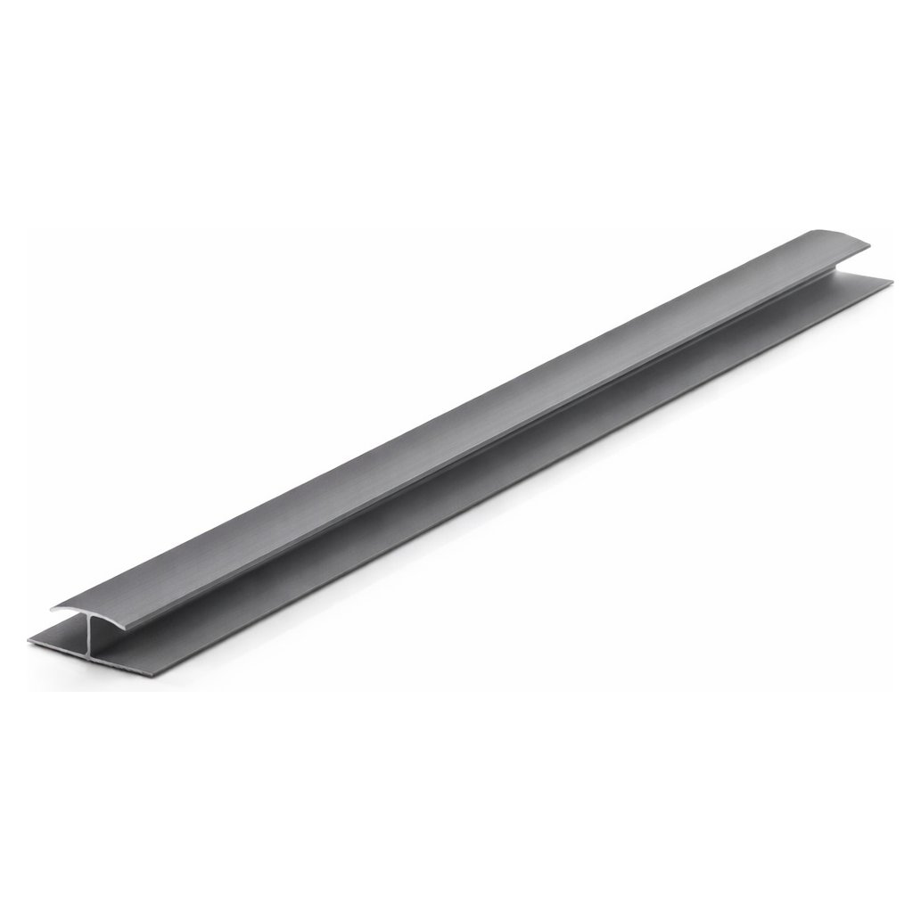 8mm Aluminium H Joint Trim - 2.7m