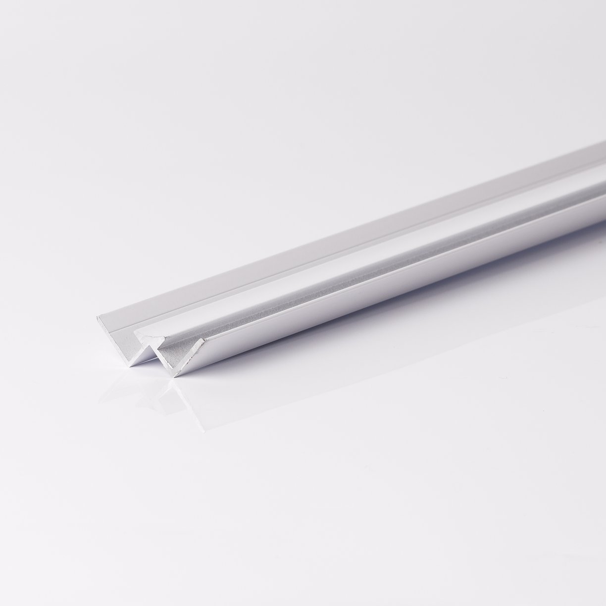8mm Aluminium Internal Corner Trim - 2.7m