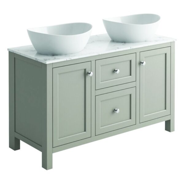 Montpelier 1200 Floor Standing Vanity Unit, Worktop & Counter Top Basins