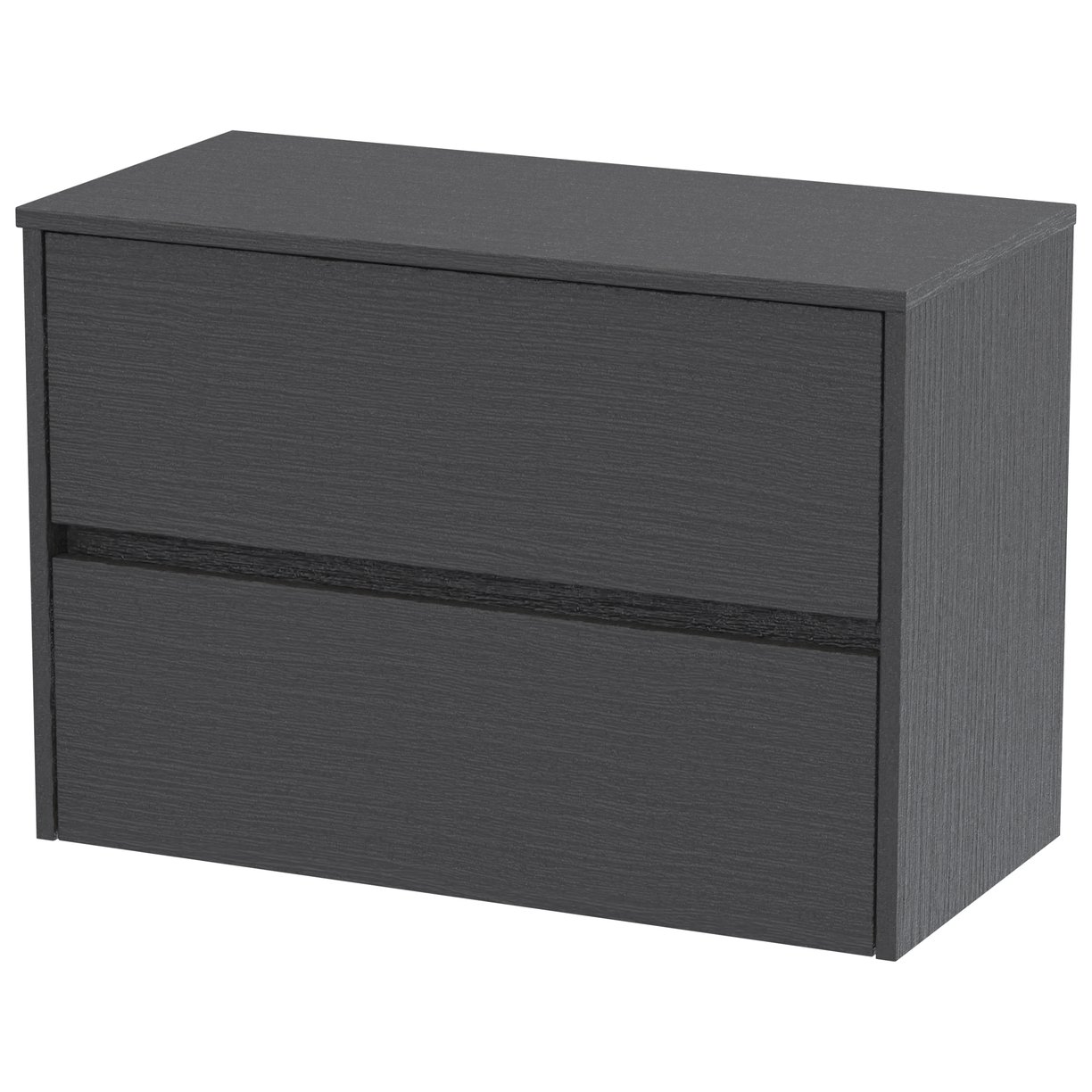Havana 800mm Wall Hung 2-Drawer Vanity Unit & WorkTop