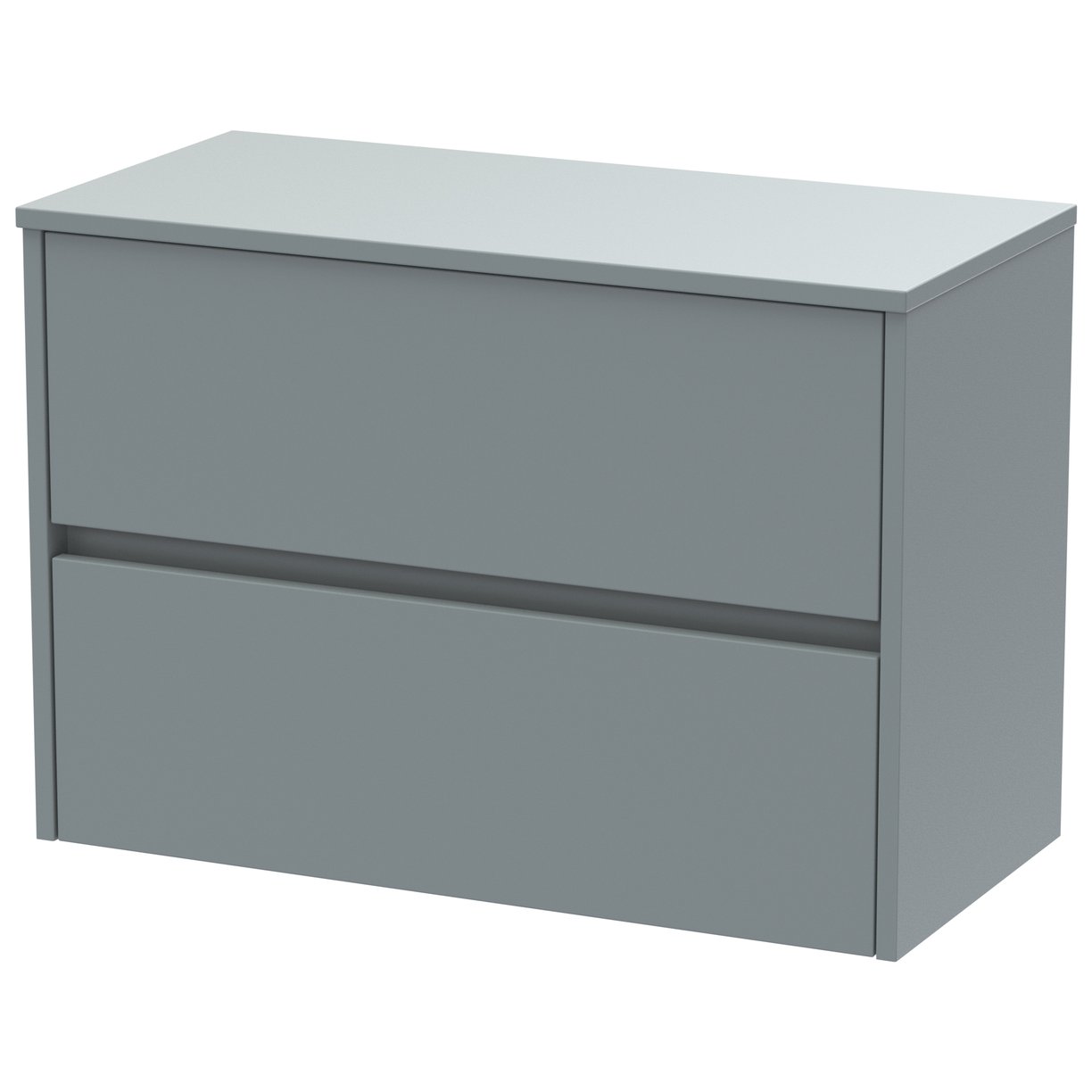 Havana 800mm Wall Hung 2-Drawer Vanity Unit & Worktop