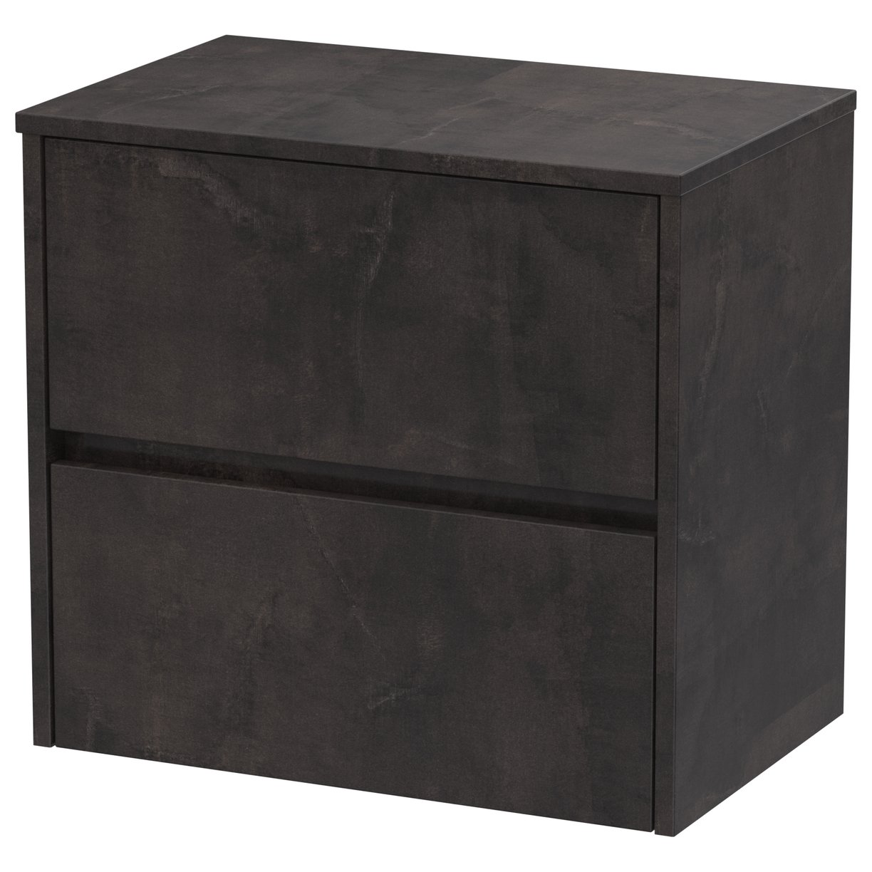 Havana 600mm Wall Hung 2-Drawer Vanity Unit & Worktop