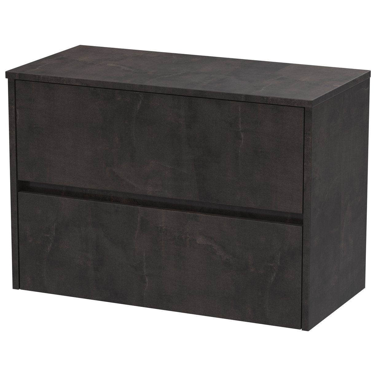 Havana 800mm Wall Hung 2-Drawer Vanity Unit & Worktop