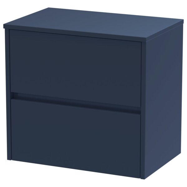Havana 600mm Wall Hung 2-Drawer Vanity Unit & Worktop