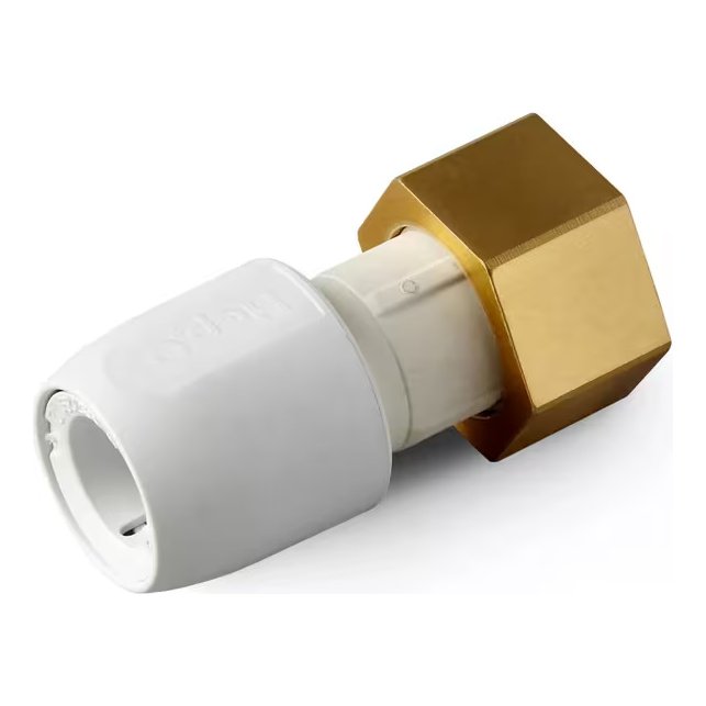 Hep2O Straight Tap Conn 15mm x ¾"