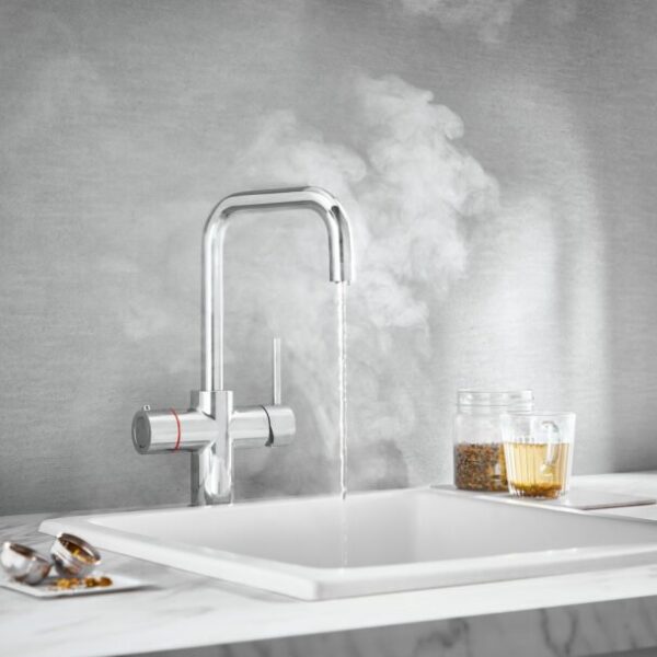 3-in1 Boiling Water Tap Square Spout