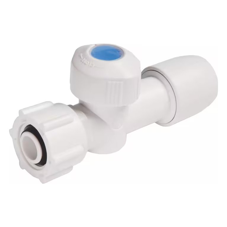 Hep2O Straight Service Valve 15mm x ½"