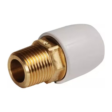 Hep2O Brass Adapter 10mm x ½"