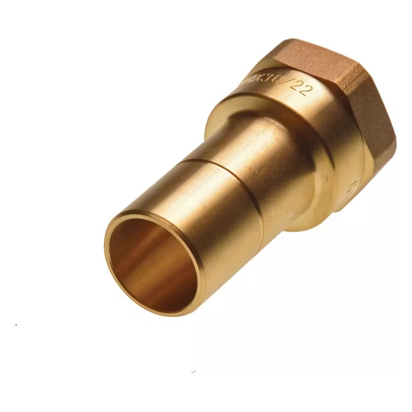Hep2O Brass Adapter 22mm x ¾"