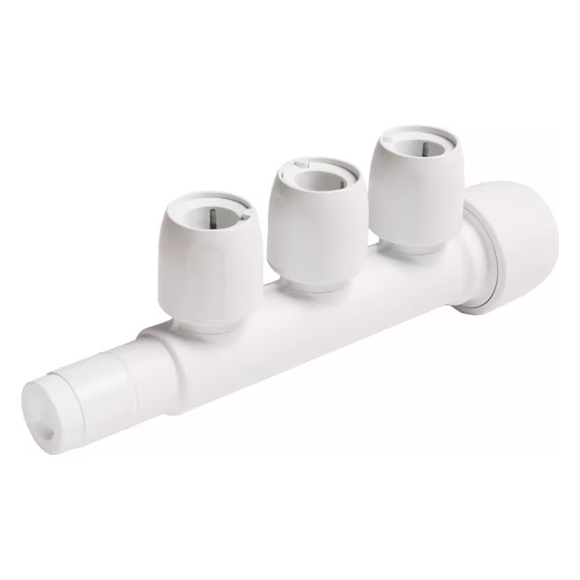 Hep2O 3 Port Manifold Same Side 22 x 15mm