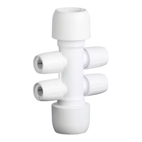 Hep2O 4 Port Manifold Opposite Side 22 x 10mm