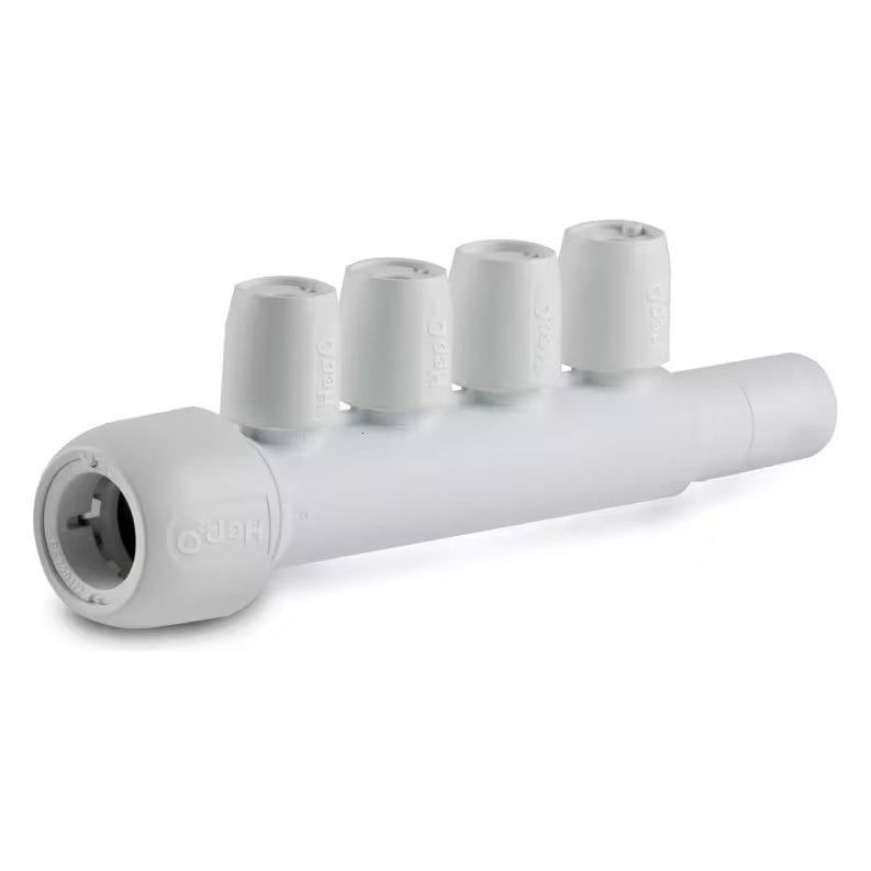 Hep2O 4 Port Manifold Same Side 22 x 10mm