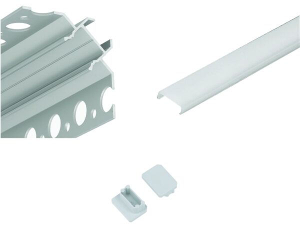 90° Tile-In Profile Kit 3m