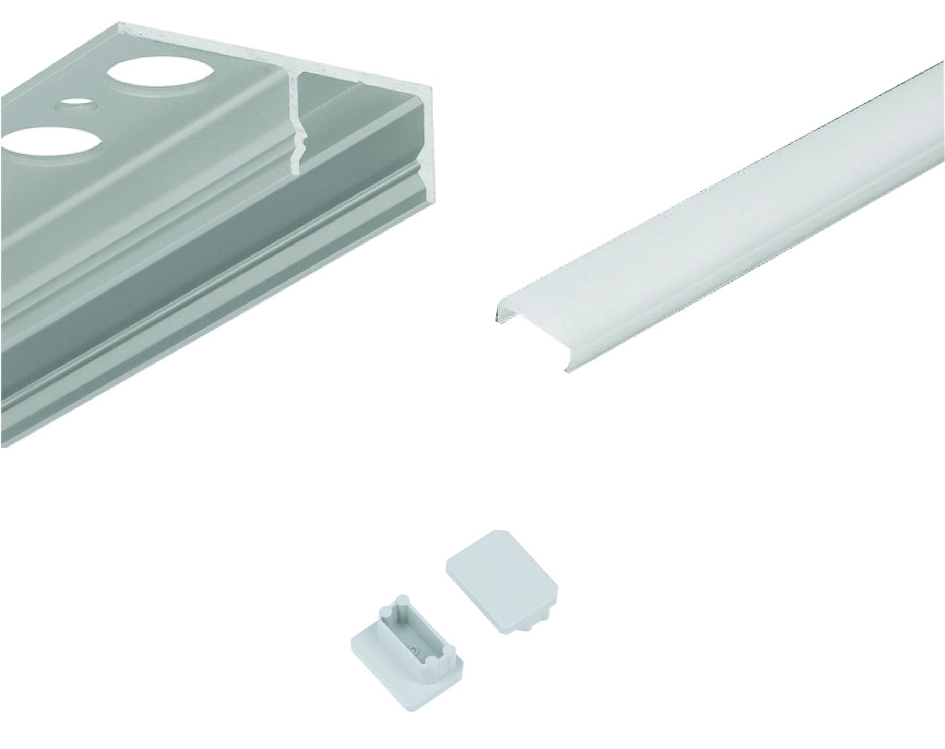 180° Tile-In Profile Kit 2m