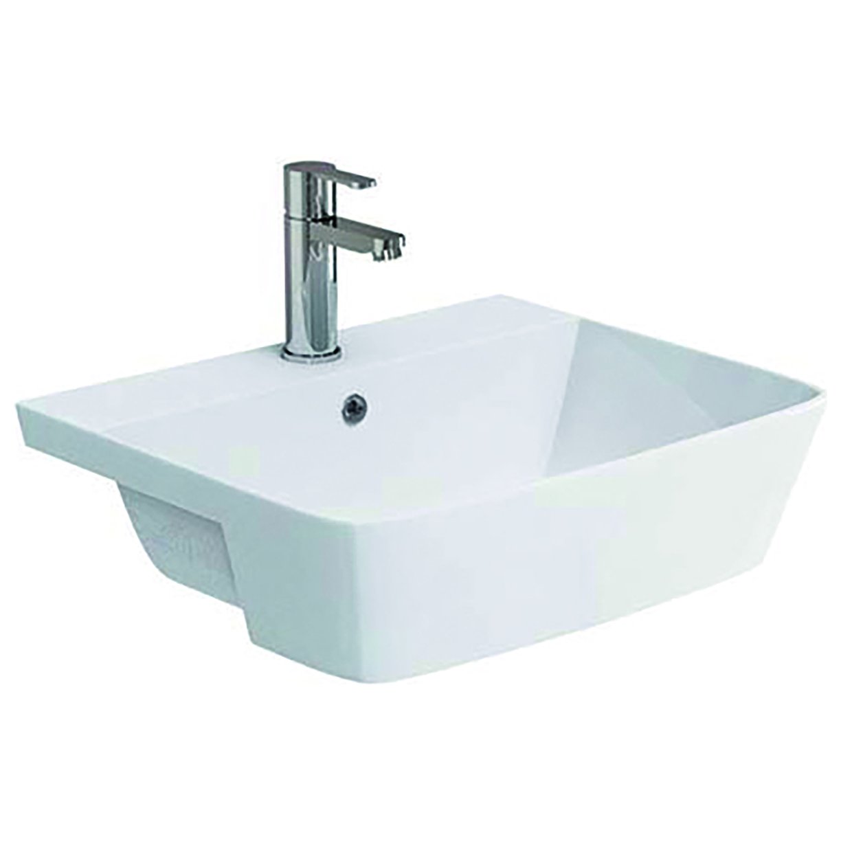 Lunar Semi-Recessed Basin