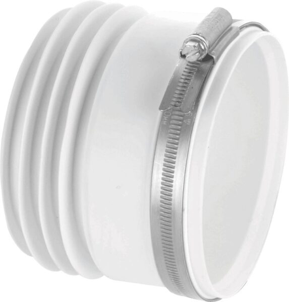 4"/110mm Straight WC Connector Hose Clip
